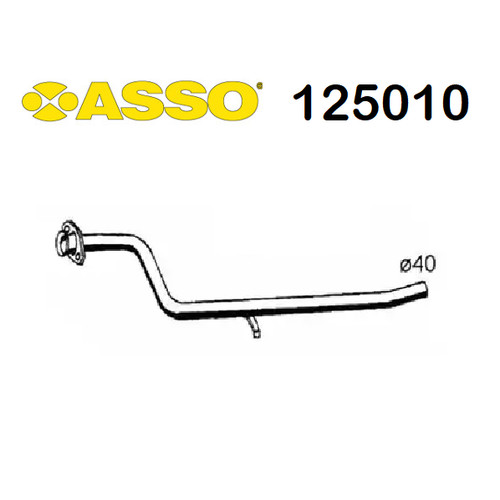 Tubo gas scarico centrale - gas,