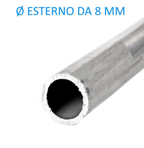8mm diameter aluminum round - 8mm,